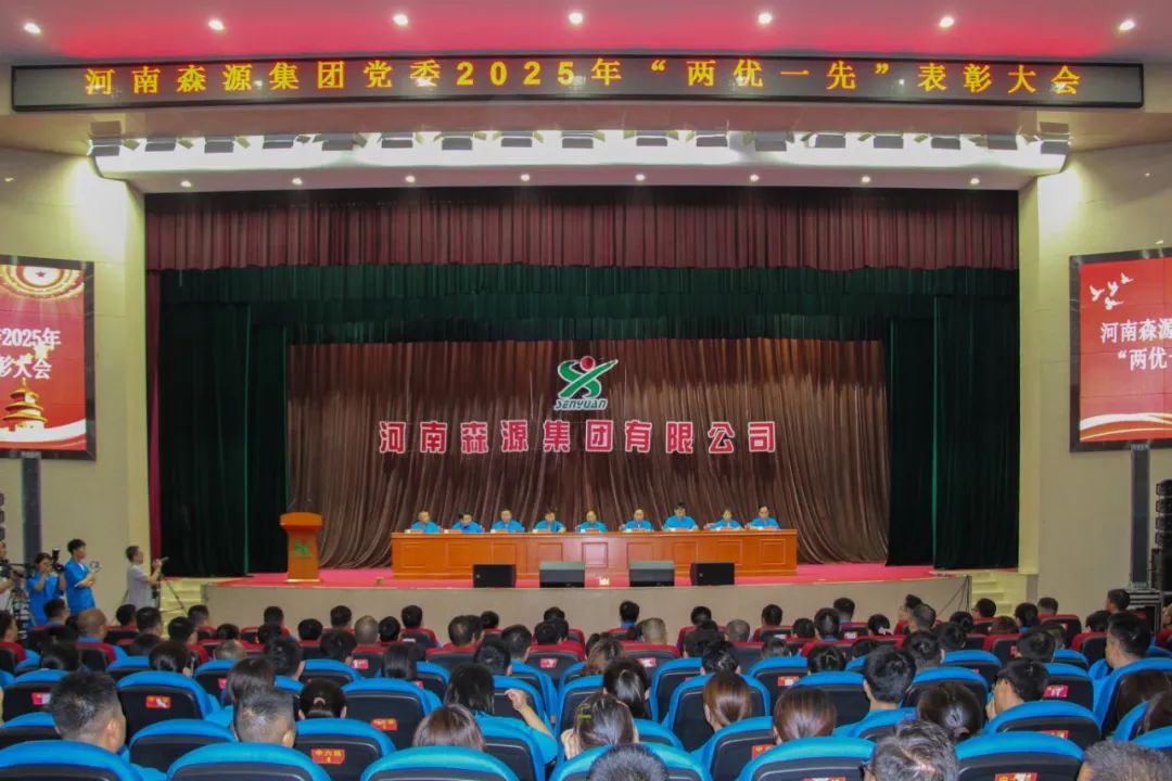 慶七一丨河南森源集團(tuán)黨委隆重召開2025年“兩優(yōu)一先”表彰大會
